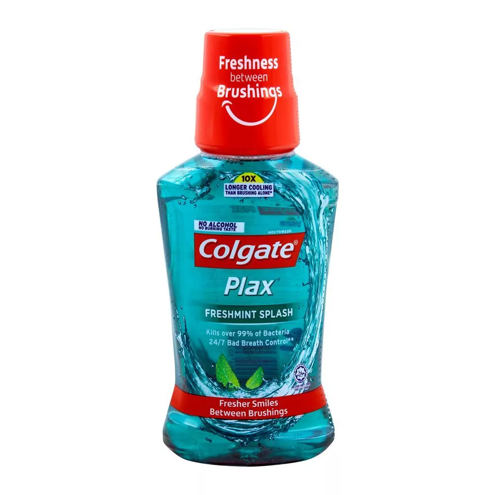Colgate Plax Freshmint Splash Non-Alcohol Mouthwash 250ml