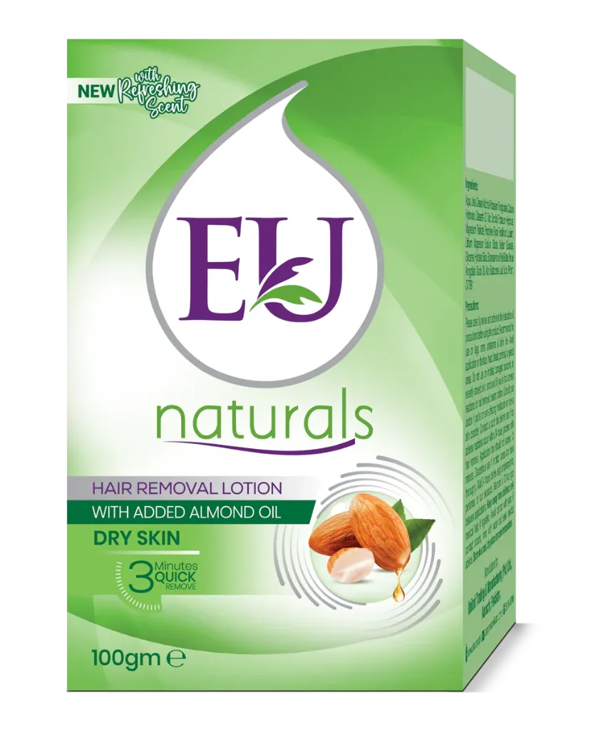 EU Hair Removal Lotion Cream Jar Dry Skin 100g