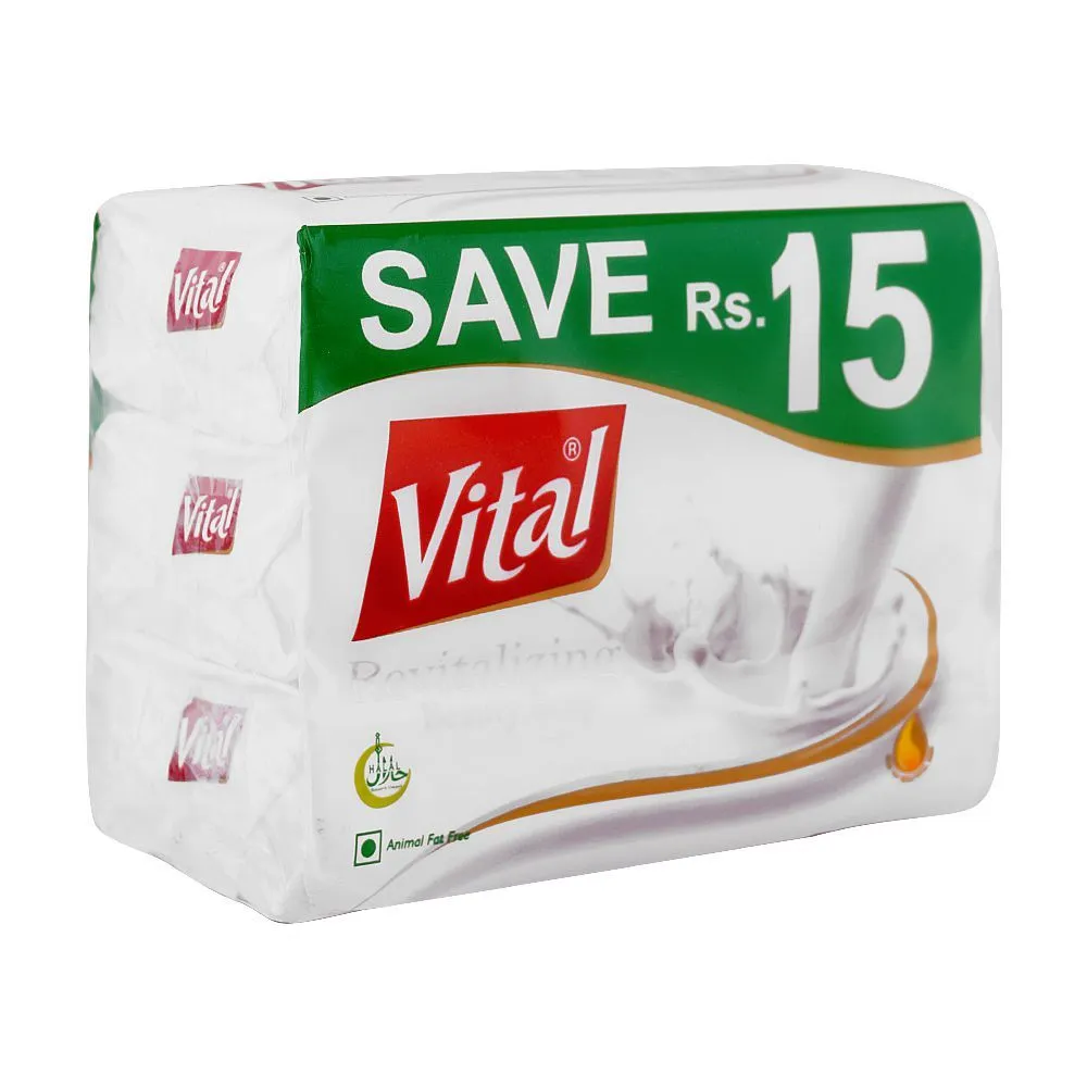 Vital Beauty Soap Revitalizing Trio 3 Pieces 128g