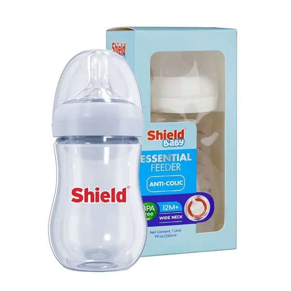 Shield Feeding Bottles Wide Neck 260ml