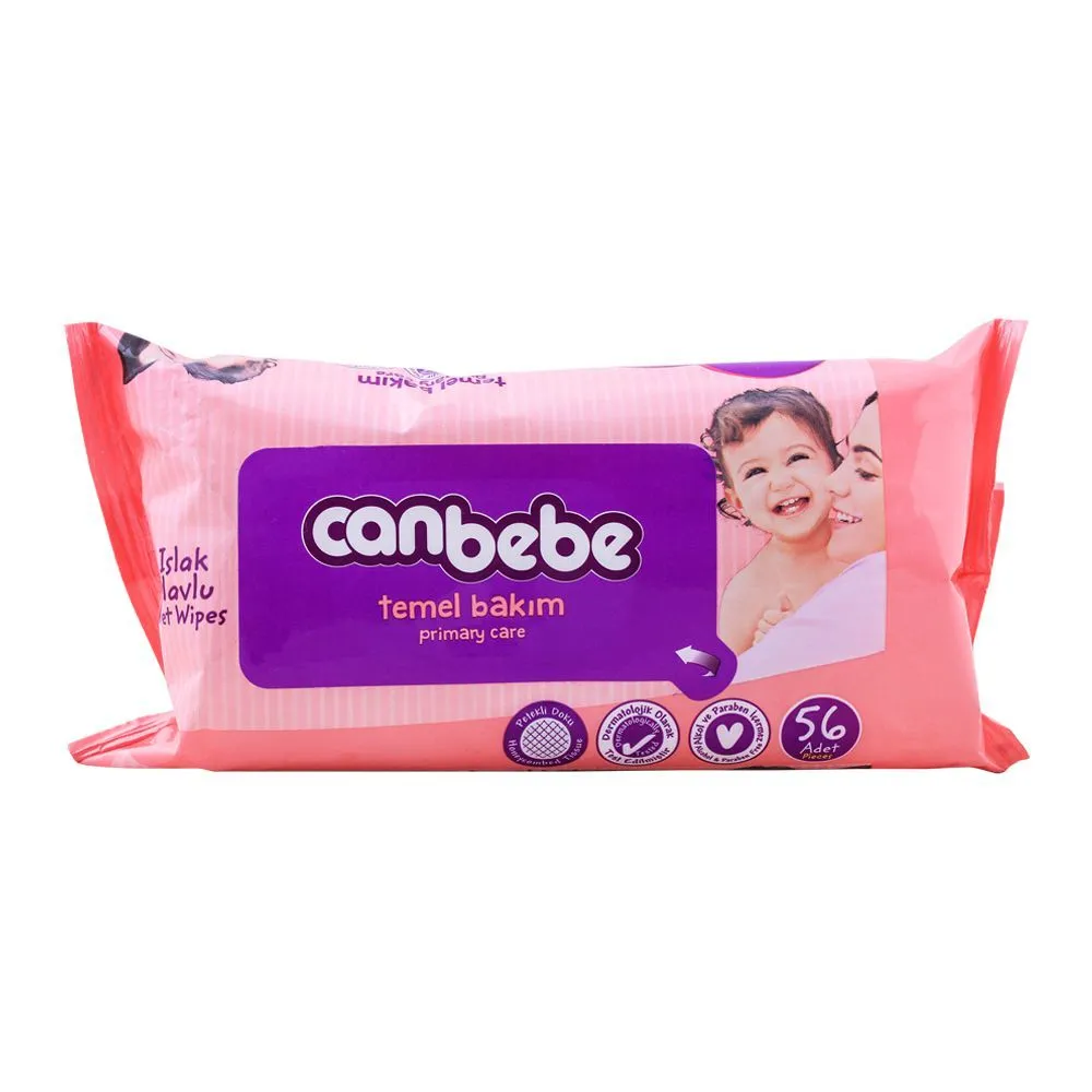 Canbebe Baby Wipes Primary Care 56 Pieces