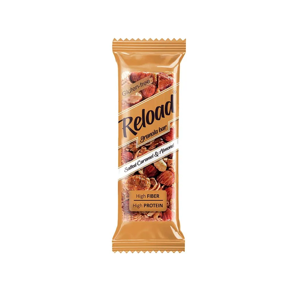 Reload Granola Bar Salted Caramel & Almond 40g
