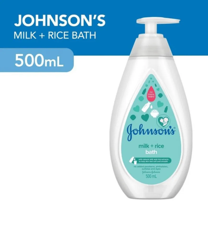 Johnson's Baby Milk + Rice Bath 500ml