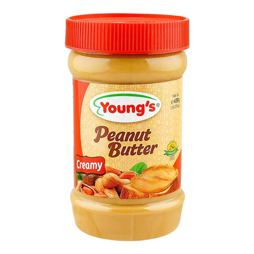 Young's Peanut Butter Crunchy 450g
