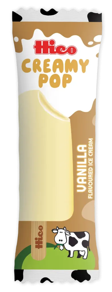 Hico Ice Cream Creamy Pop Vanilla 1 Unit
