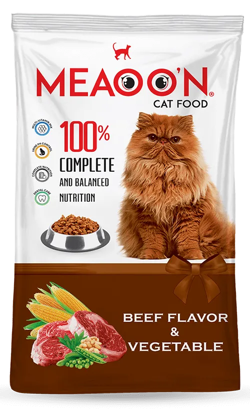 Meaoon Beef & Vegetable Cat Food 3kg