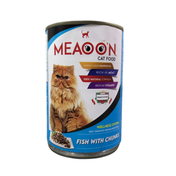 Meaoon Cat Wet Food Tin Tuna & Salmon with Pate Imported 405g