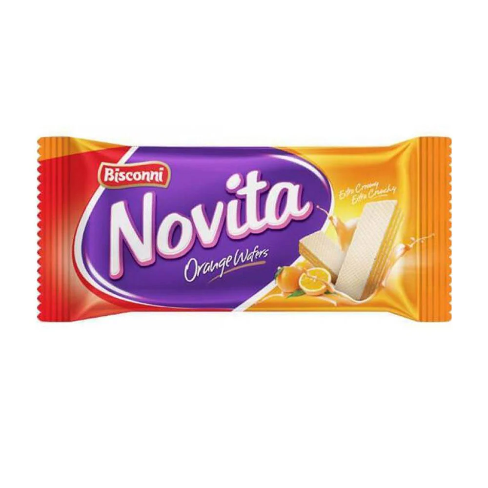 Bisconni Novita Orange Wafers 40g