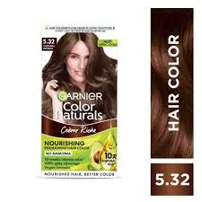 Garnier Color Naturals Permanent Hair Color 5.32 Dark Caramel Brown 1 Packet