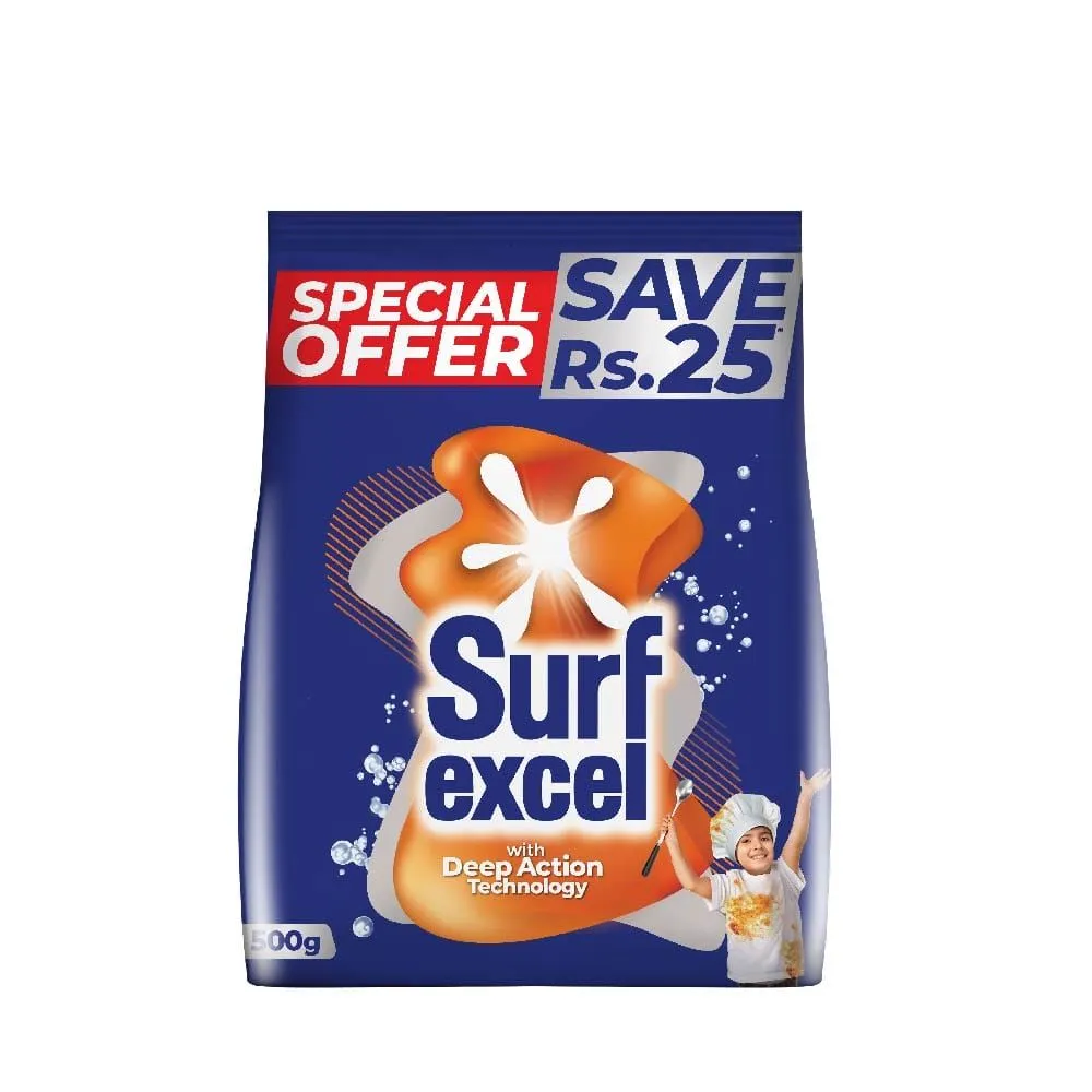 Surf Excel with deep action 500gm