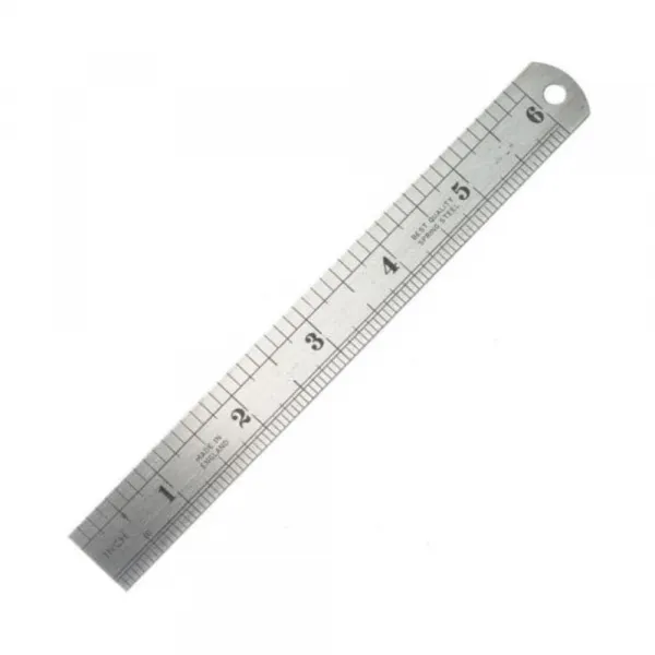 STEEL SCALE 6INCH