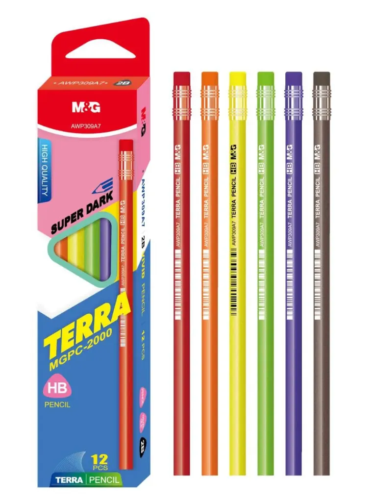 M&G TERRA PENCIL 12PCS-62