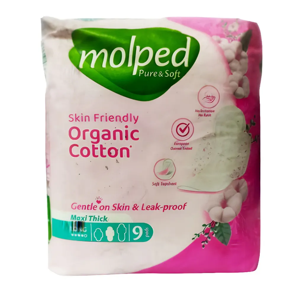 MOLPED ORGANIC MAXI THICK 9PCS