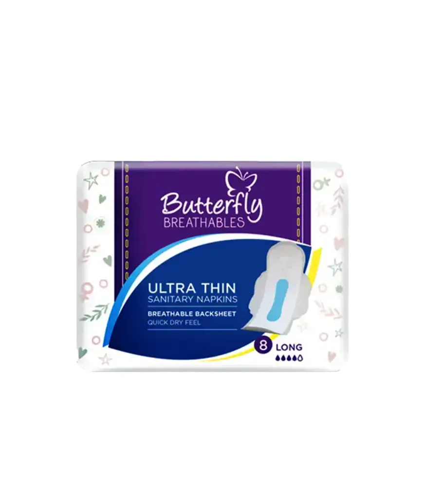 BUTTERFLY BREATHABLES ULTRA THIN 8PC