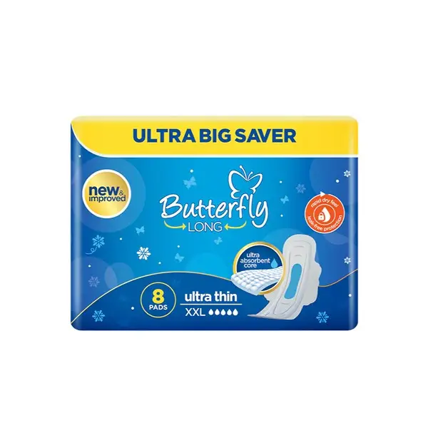 BUTTERFLY LONG ULTRA 8PCS XXL