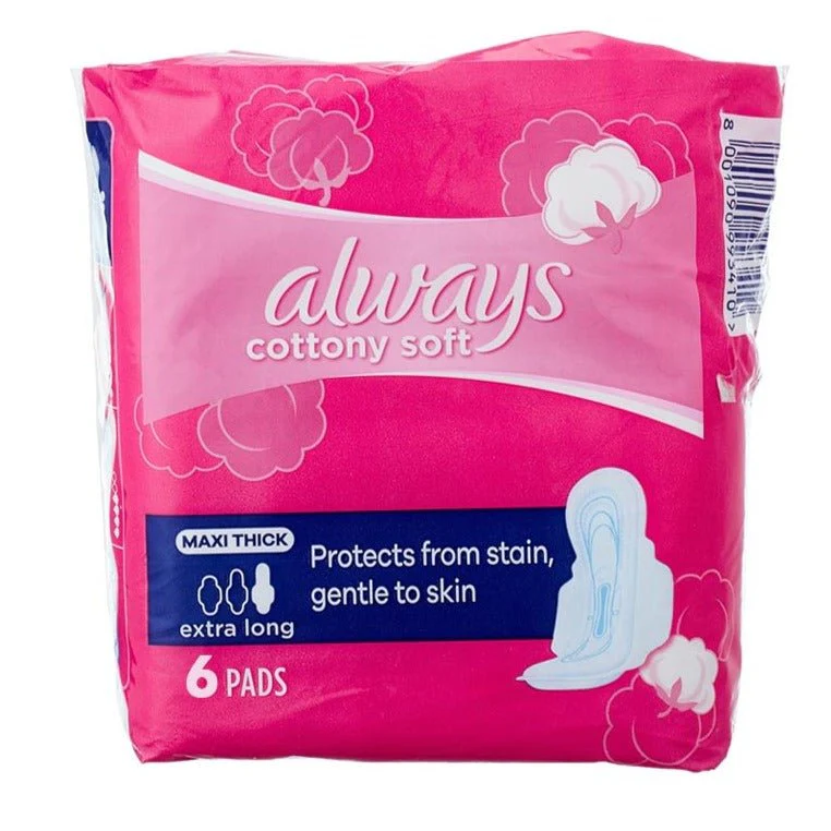 ALWAYS COTTONY SOFT LONG 6PADS