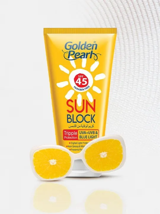 GOLDEN PEARL SUNBLOCK 45SPF