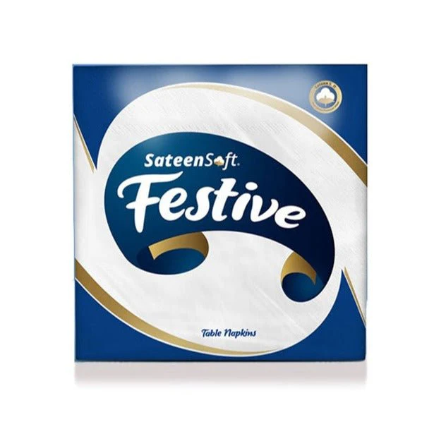 SATEEN SOFT FESTIVE TABLE NAPKIN