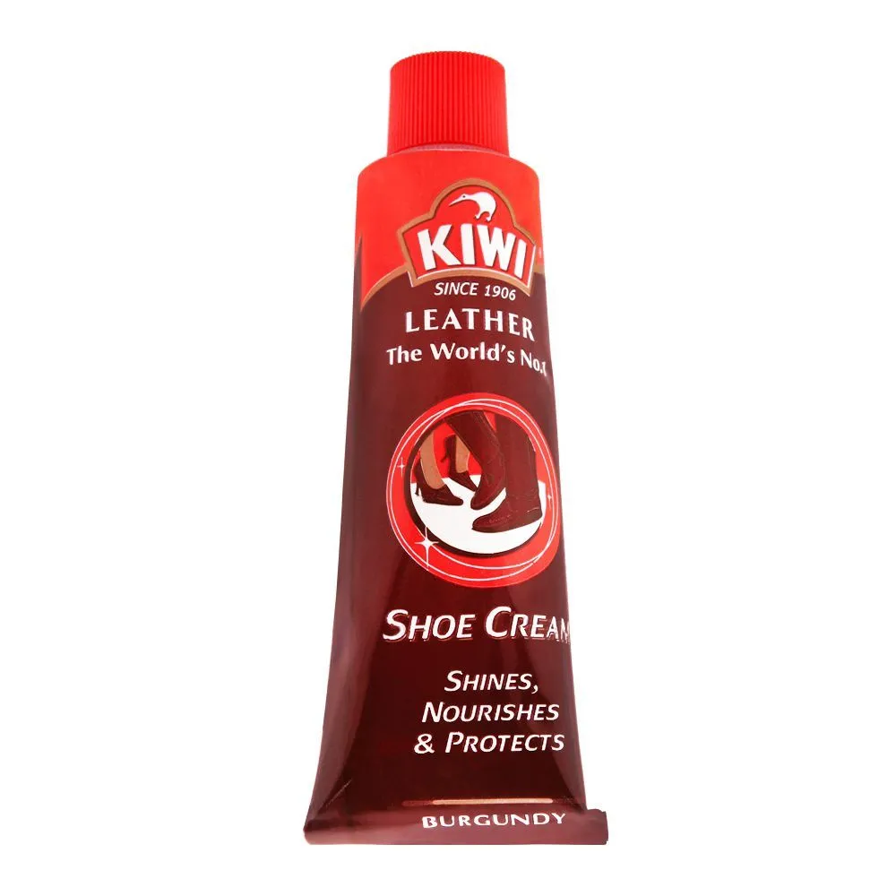 KIWI SHOE CREAM BURGUNDY 45ML