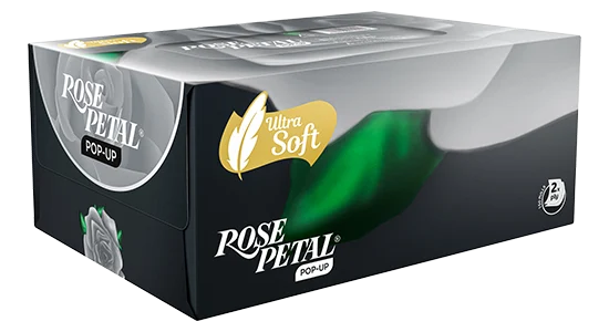 ROSE PETAL POP-UP TISSUES