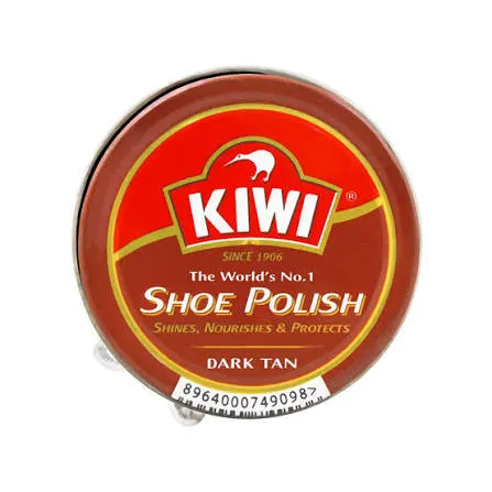 KIWI DARK TIN SHOE POLISH 45ML