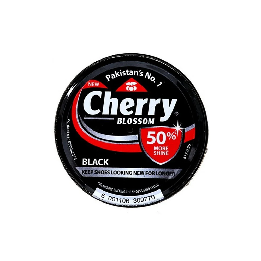 CHERRY SHOE BLACK POLISH 45ML
