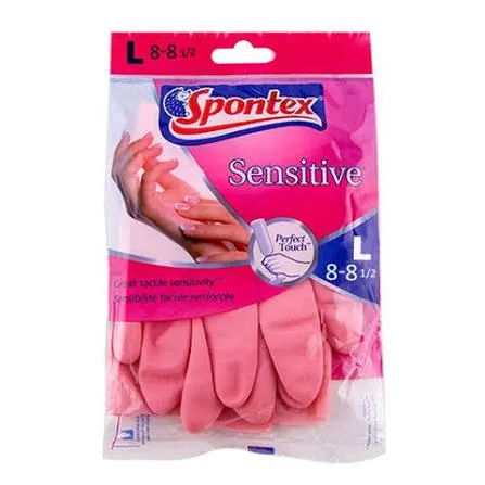 SPONTEX SENSITIVE 2 FLEXIBLE GLOVES LARGE