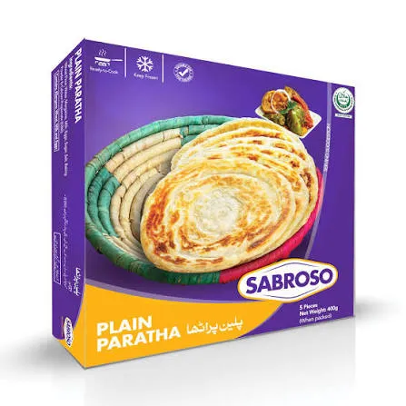 SABROSO PLAIN PARATHA 5 PC BOX