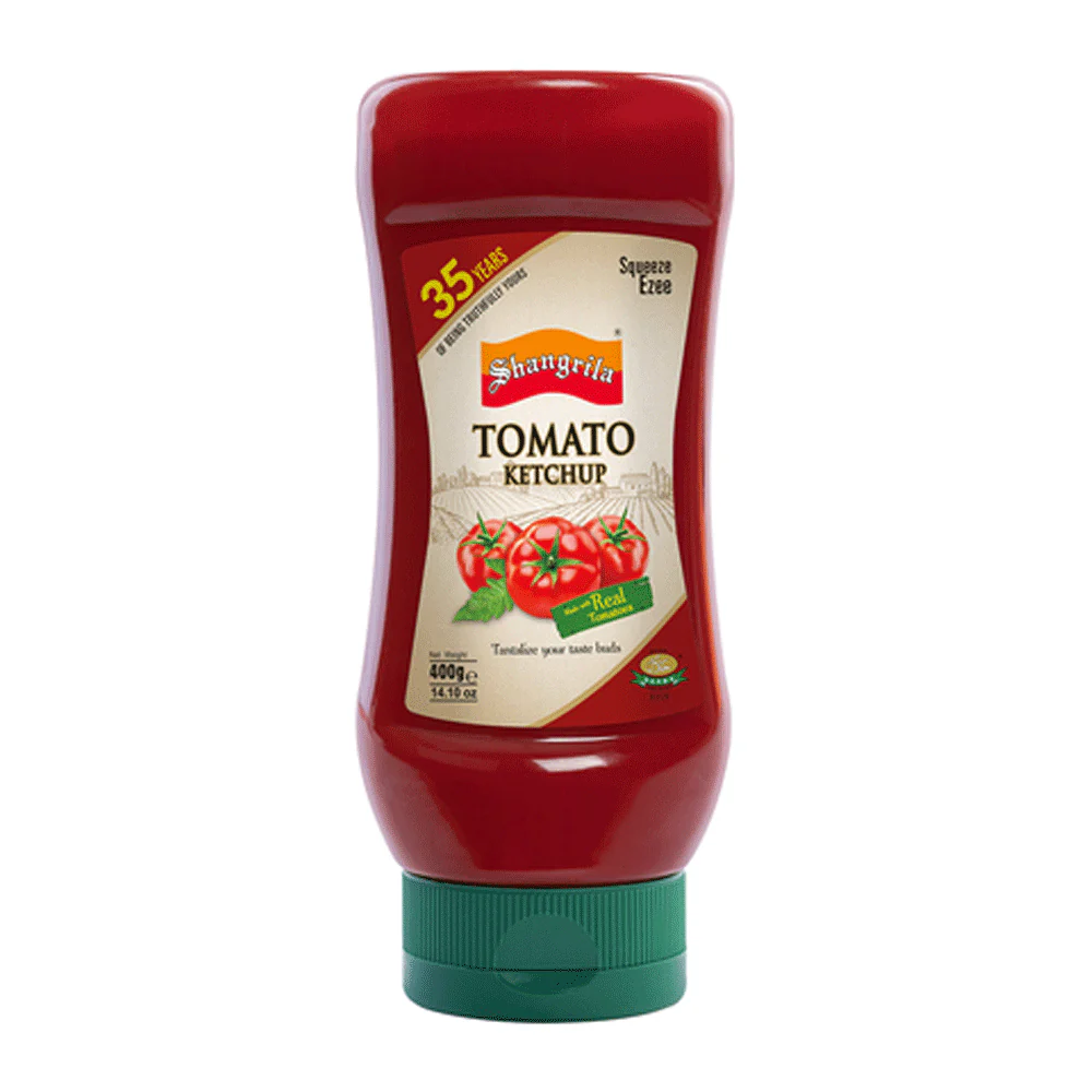 SHANGRILA TOMATO KETCHUP BOTTLE 400GM