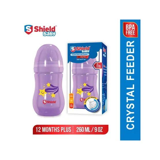 SHIELD BABY FEEDER CRYSTAL 260ML