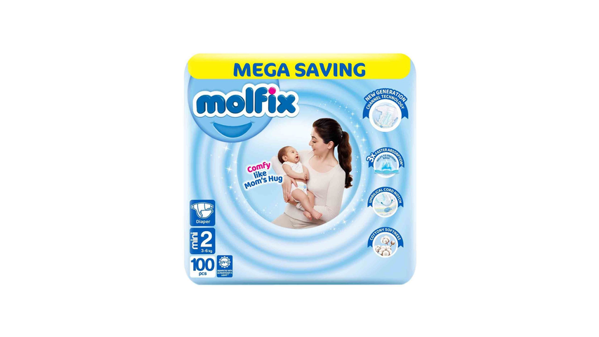 MOLFIX DIAPER MINI 2- 100PCS