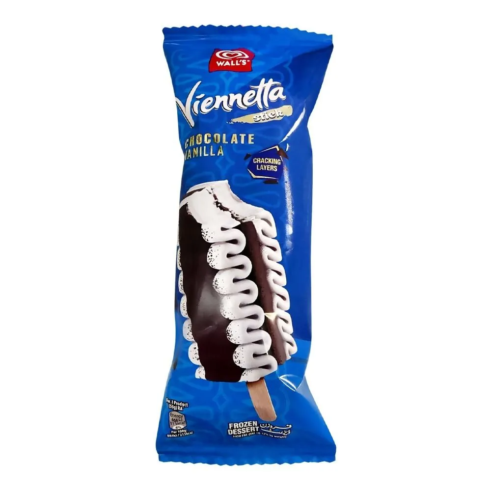 WALLS VIENNETTA STICK CHOCOLATE VANILLA 53G